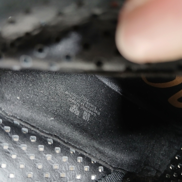 Sam Edelman Paula Ankle Boots Perforated Suede Blk Stacked Heel # 546 - Picture 12 of 12